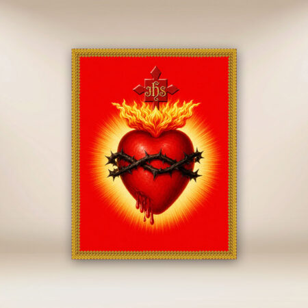 Image on Fabric Sacred Heart of Jesus
