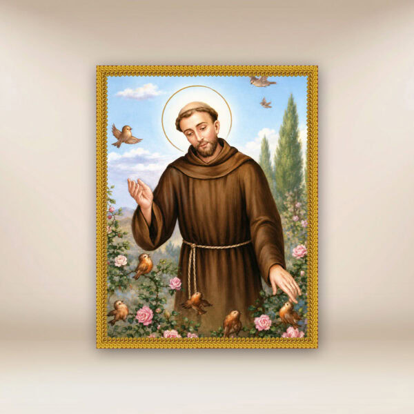Image on Fabric St. Francis