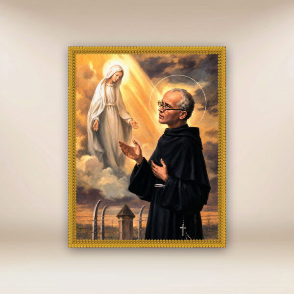 Image on Fabric of St. MM Kolbe