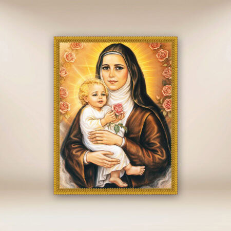 Image on Fabric of Saint Therese