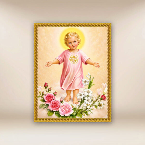 Image on Fabric of the Infant Jesus