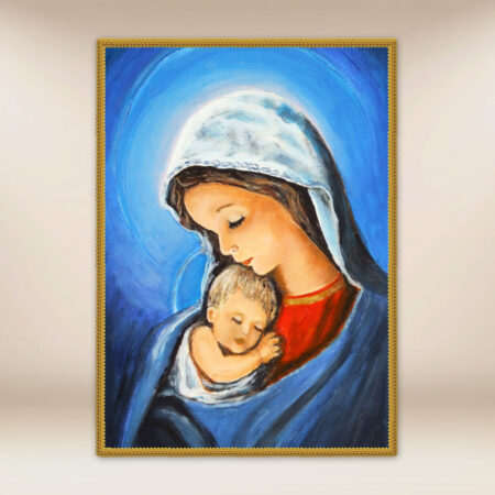 liturgical decoration of the Mother of God with the Child