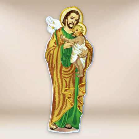 embroidered application St. Joseph
