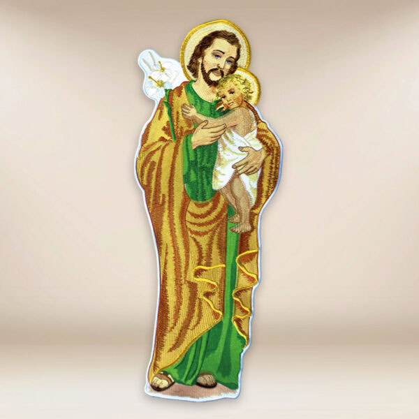 embroidered application St. Joseph