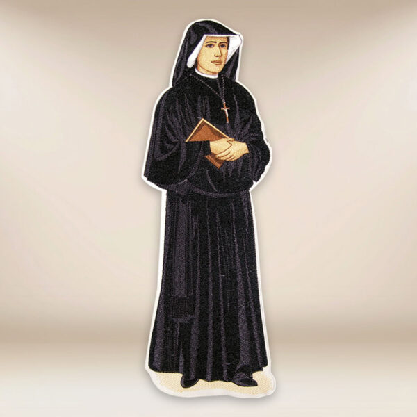 embroidered application St. Faustina