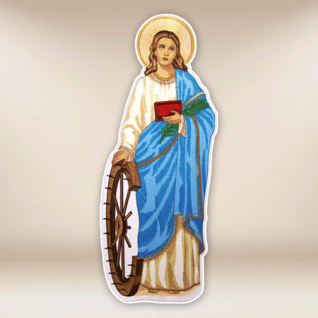 Embroidered Application St. Catherine
