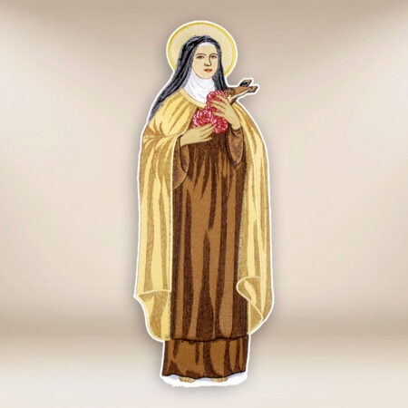 embroidered application St. Teresa