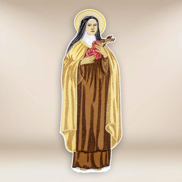 embroidered application St. Teresa