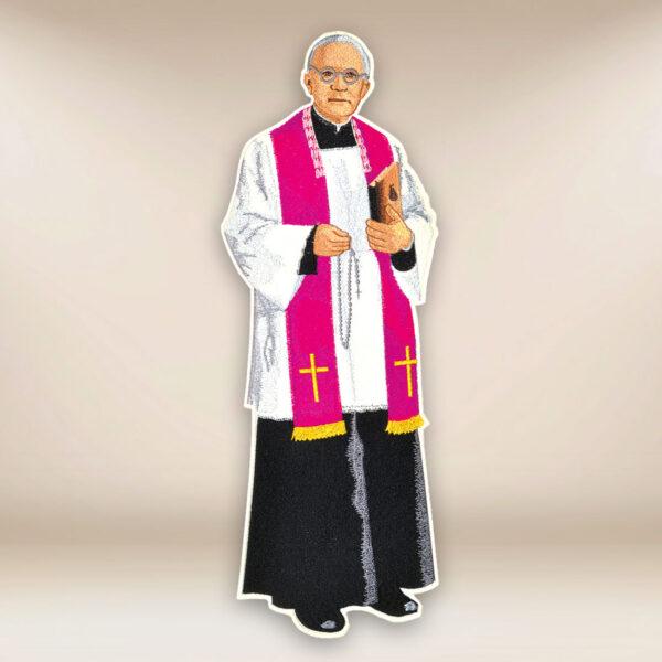 embroidered application Blessed Fr. Sopoćko