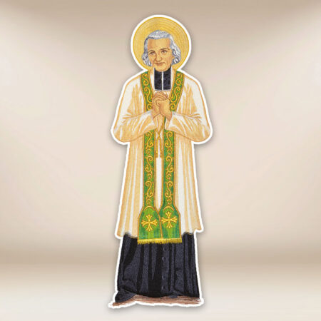 embroidered application Saint John Mary Vianney