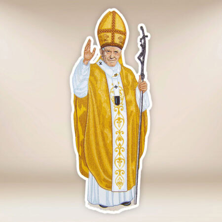 embroidered application St. John Paul II