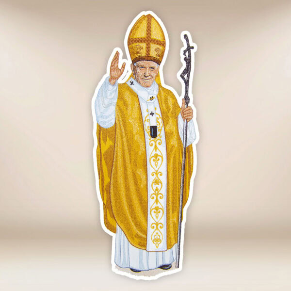 embroidered application St. John Paul II