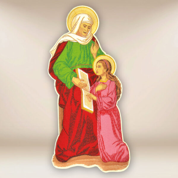 embroidered application St. Anne embroidered application St. Anne