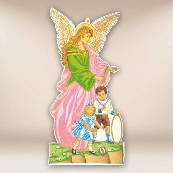 embroidered application Guardian Angel