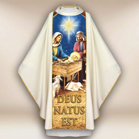 Printed Chasuble for Christmas
