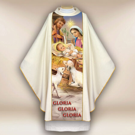 Printed Chasuble for Christmas