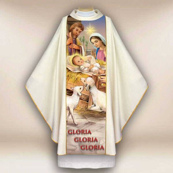 Printed Chasuble for Christmas