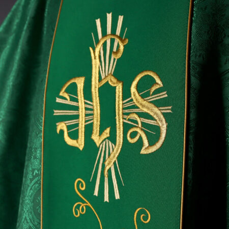 Chasuble with Embroidered Band