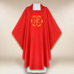 Embroidered Chasuble PX Red