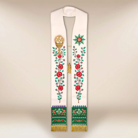 Embroidered Góralska stole