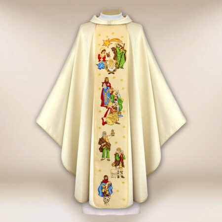 Embroidered Chasuble for Christmas