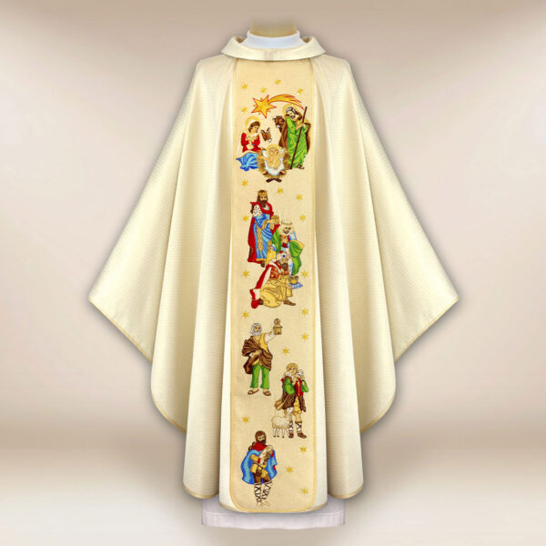 Embroidered Chasuble for Christmas