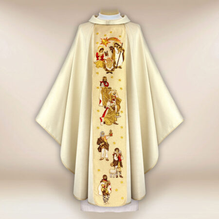 Embroidered Chasuble for Christmas