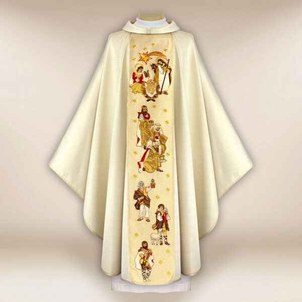 Embroidered Chasuble for Christmas