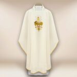 Embroidered festive chasuble