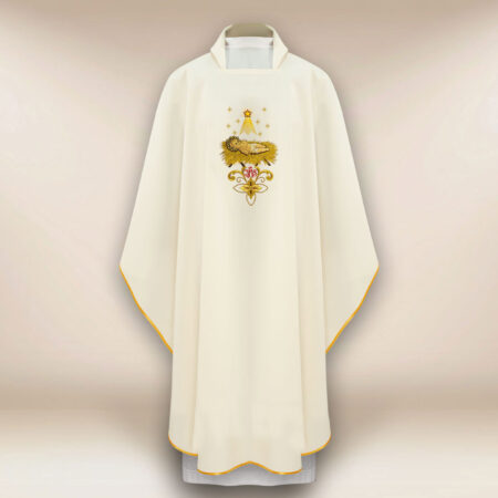 Embroidered festive chasuble