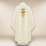 Embroidered festive chasuble