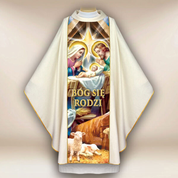 Printed Chasuble for Christmas