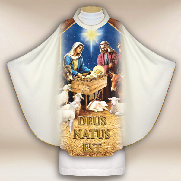 Printed Chasuble for Christmas
