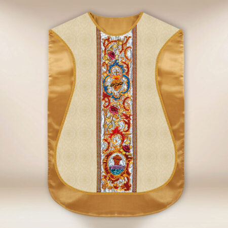 Roman Chasuble Replica Jesus on the Cross