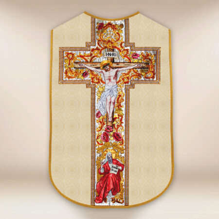 Roman Chasuble Replica Jesus on the Cross