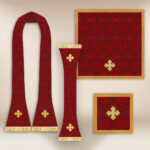 Roman Chasuble Replica Red IHS
