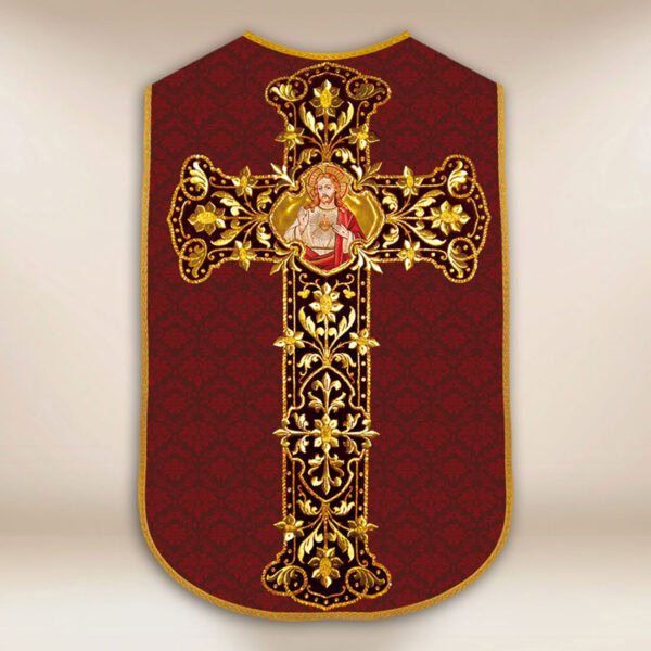 Roman Chasuble Replica Sacred Heart of Jesus