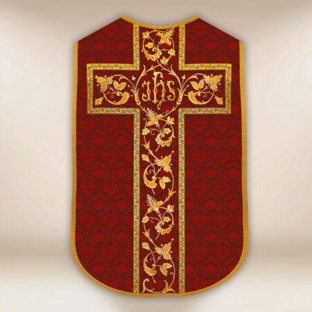 Roman Chasuble Replica Red IHS