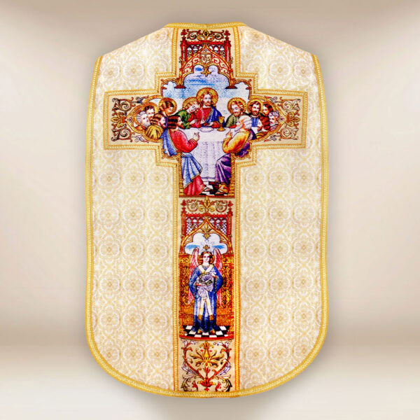 Roman Chasuble Replica Ecru The Last Supper