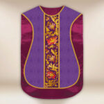 Roman Chasuble Replica Purple IHS
