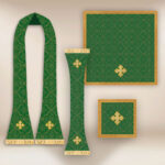 Roman Chasuble Replica Green IHS