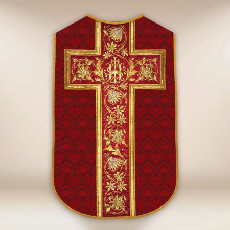 Roman Chasuble Replica Red IHS