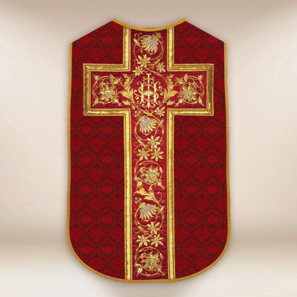 Roman Chasuble Replica Red IHS