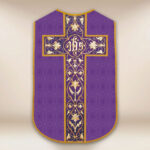 Roman Chasuble Replica Purple IHS
