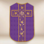 Roman Chasuble Replica Purple IHS