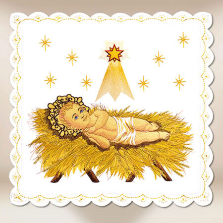 Embroidered pall for Christmas