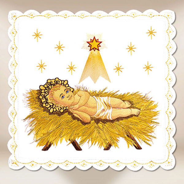 Embroidered pall for Christmas