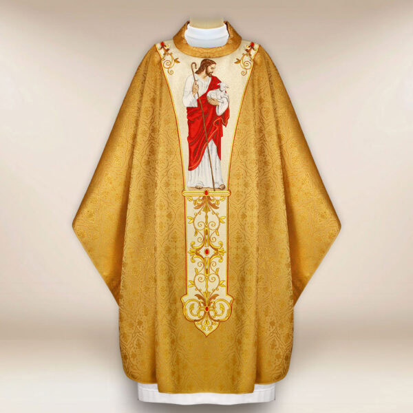 Embroidered Chasuble Jesus the Good Shepherd