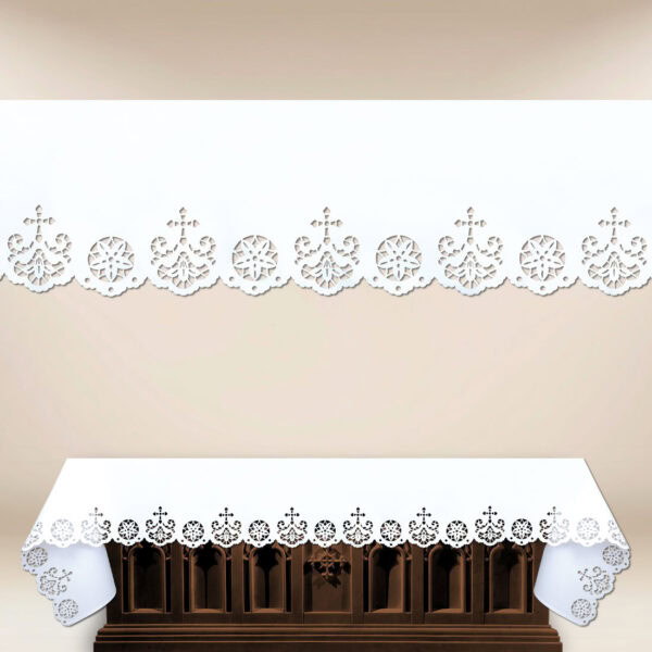 Lace altar cloth