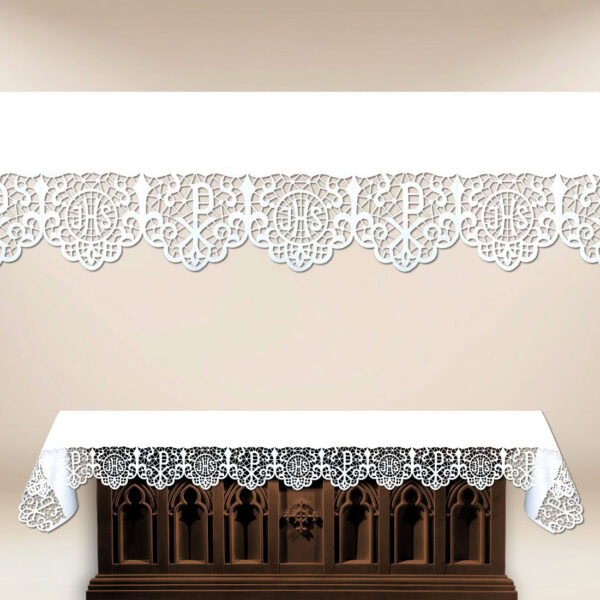 Lace altar cloth